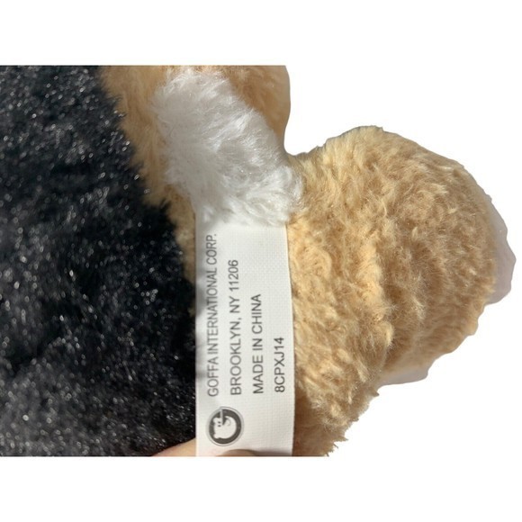 Goffa Realistic Long corgi plush HUGS embroidered‎ on side Valentines love - Picture 3 of 6